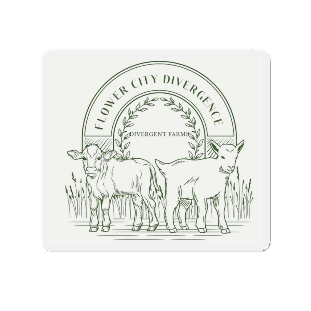 Charming Farmhouse Die-Cut Magnets, Cute Cow Kitchen Decor, Rustic Home Accessories, Farm Fresh Refrigerator Magnets, Gift for Animal Lovers