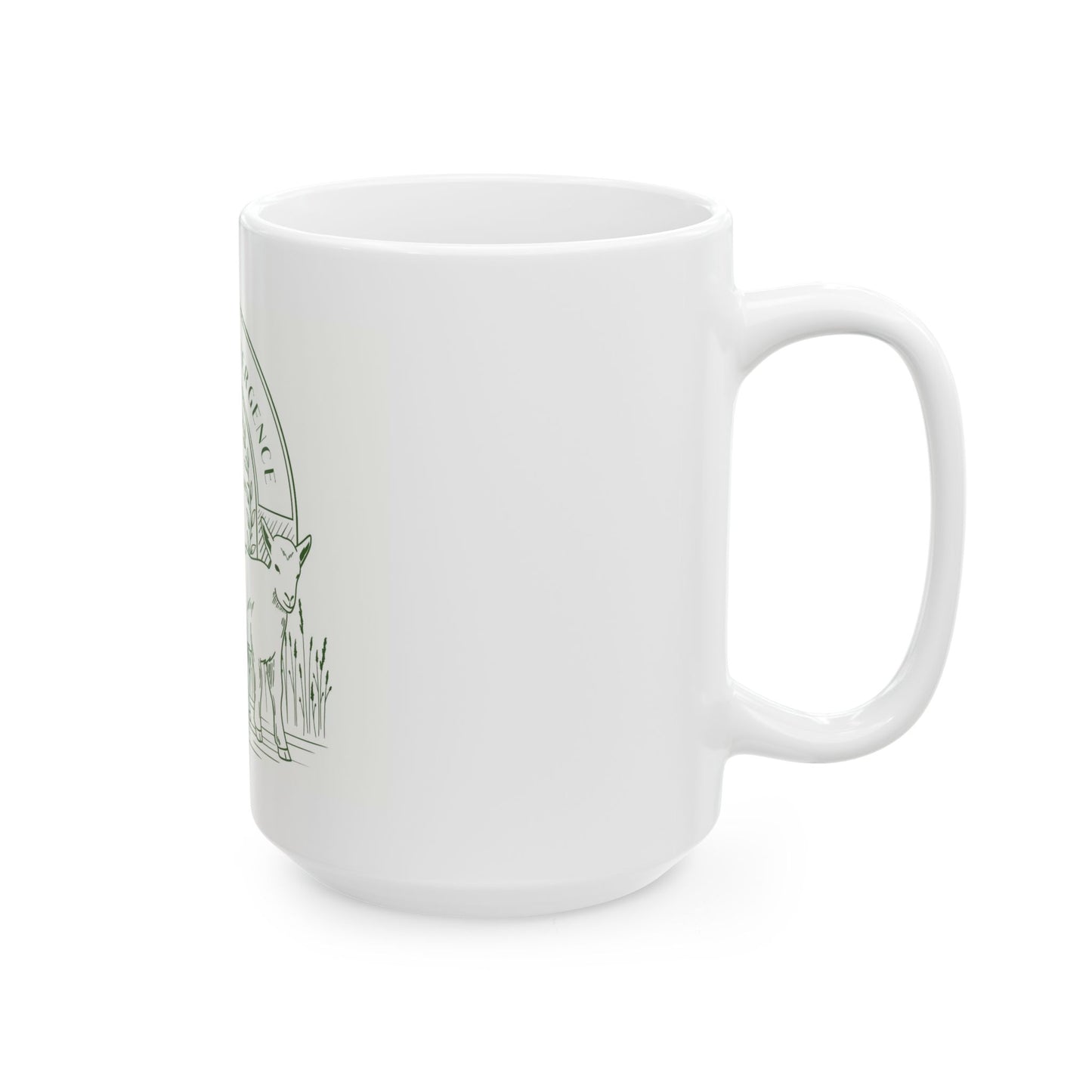 Flower City Divergence Ceramic Mug, Cow Lover Gift, Farmhouse Decor, Coffee Mug, Farmhouse Kitchen Accessories, Unique Gift Idea